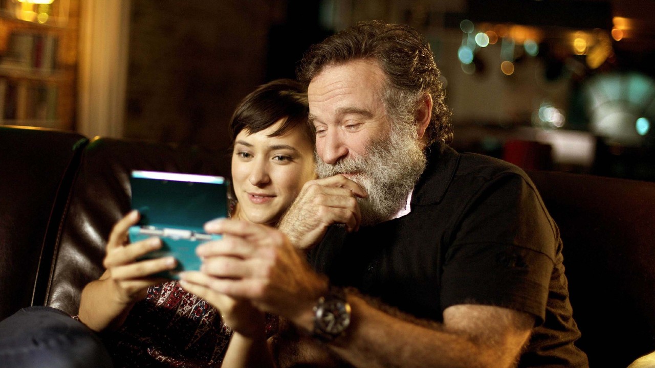 robin williams y su hija jugando zelda