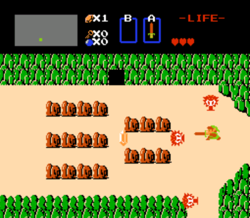 the legend of zelda ingame