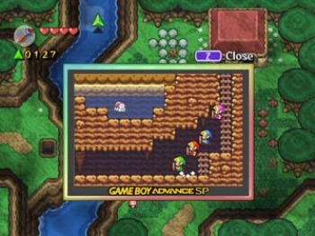 the legend of zelda four swords adventures ingame