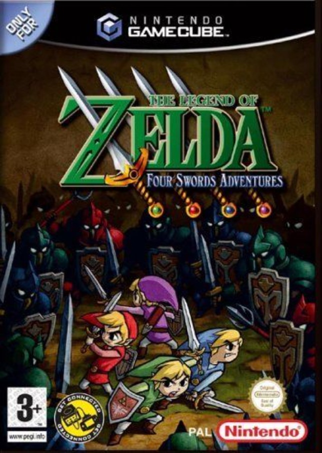 zelda four swords adventures cover