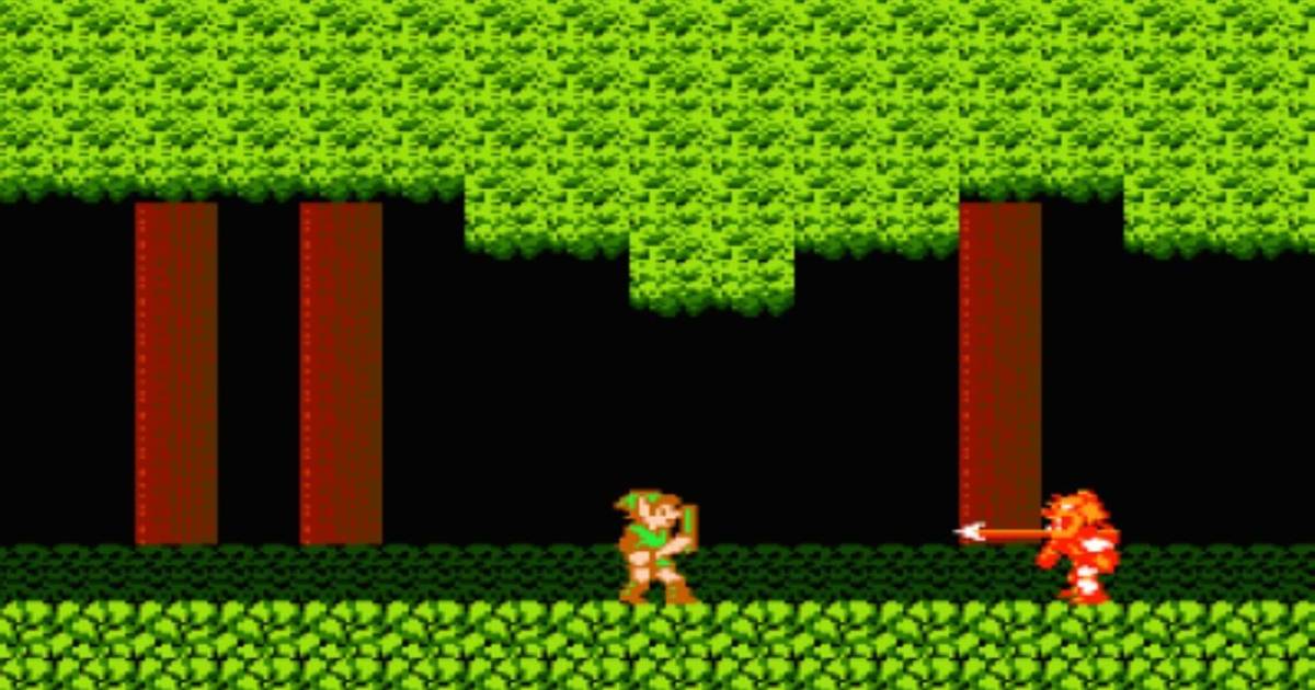 the legend of zelda 2 the adventure of link ingame